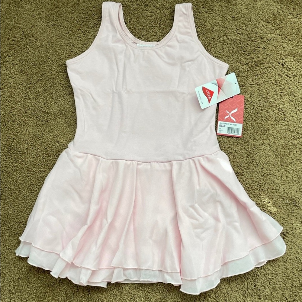 NWT Capezio Double Layer Skirt Tank Dress - Size Large - Dancewear Ballet